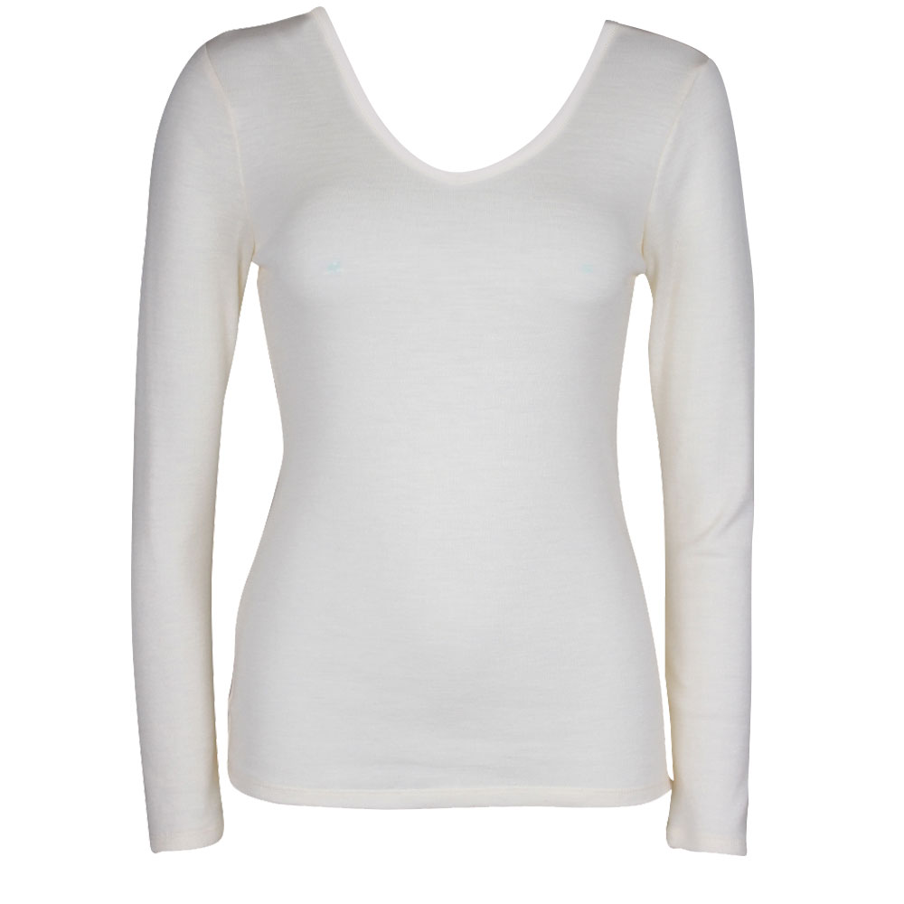 Zenza Caf&eacute; Long Sleeve Crew Neck Top